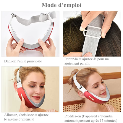 V‑Line EMS 6‑en‑1 – Lifting & Élasticité Cutané