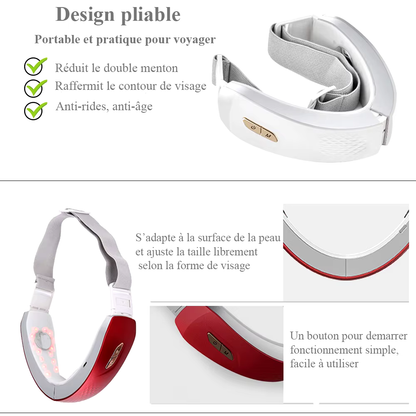 V‑Line EMS 6‑en‑1 – Lifting & Élasticité Cutané