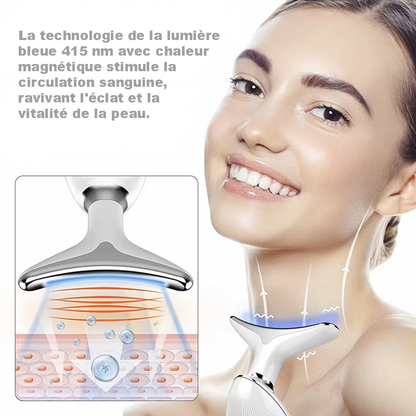 Masseur EMS Visage & Cou – Fermeté & Contour Remodelé