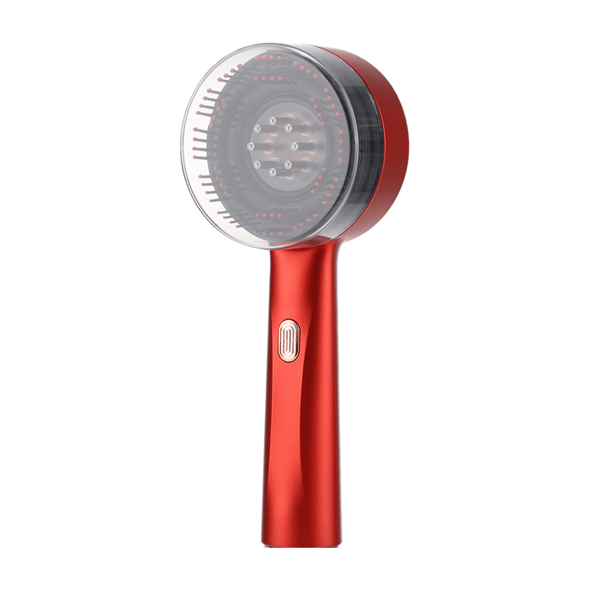 Peigne LED 630 nm Elyssa Beauty, rouge, massage du cuir chevelu